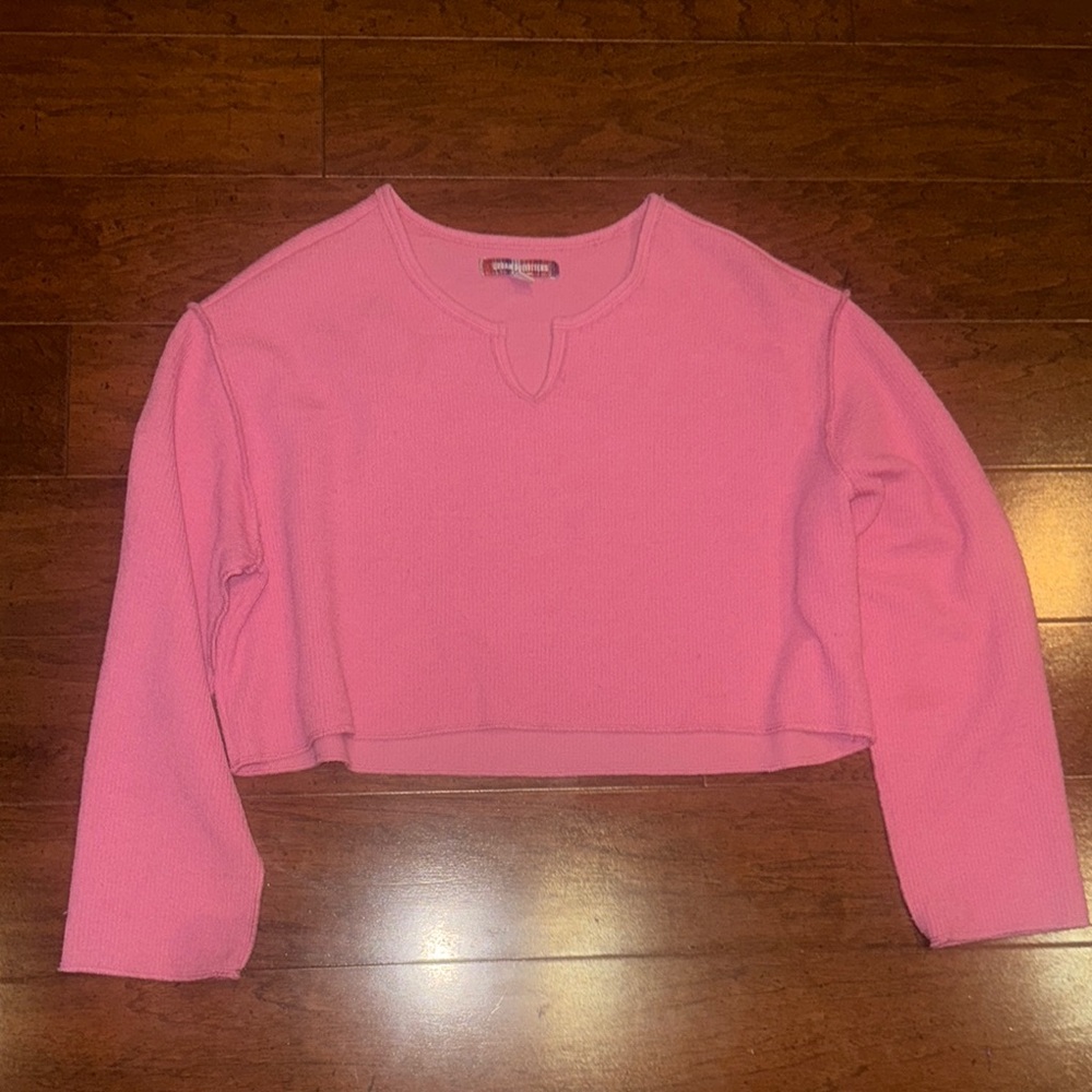 Urban Outfitters Pink Long Sleeve Top